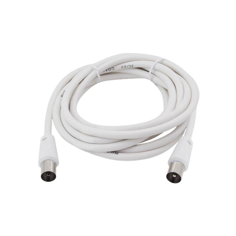Καλώδιο Κεραίας RF GSC 3C2V M/F 1.5m Λευκό | Shopin.gr