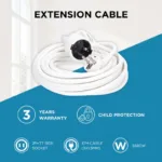 Καλώδιο Επέκτασης (Μπαλαντέζα) GSC 10m (3 x 1.5mm) Λευκό | Shopin.gr