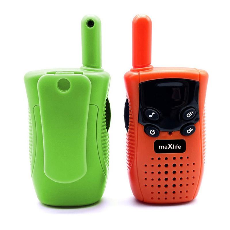 Walkie Talkie Maxlife MXWT-100 Πορτοκαλί-Πράσινο (2 τεμ.) | Shopin.gr
