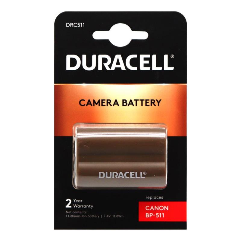 Μπαταρία Κάμερας Duracell DRC511 για Canon BP-511 1600mAh (1 τεμ) | Shopin.gr