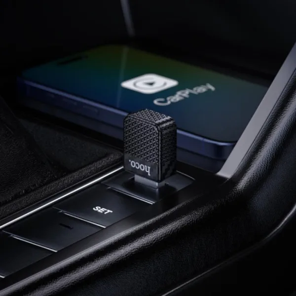 Ασύρματος Αντάπτορας Hoco HU3 Tony για Μετατροπή Ενσύρματου Apple CarPlay σε Ασύρματο με USB-C Αντάπτορα | Αντάπτορες - shopin.gr