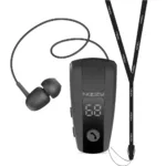 Bluetooth Hands Free Noozy Roller BH69 V 6.0 με LED Οθόνη Δόνηση και Strap Λαιμού Multi Pairing Μαύρο με 11 Ώρες Λειτουργίας | Bluetooth - shopin.gr