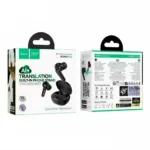 Wireless Hands Free Hoco EQ100 Intelligent TWS ANC Dual Microphone v6.0 500mAh 10  Ώρες Λειτουργίας και AI Μετάφραση σε 134 Γλώσσες και Ενσωματωμένη Βάση Κινητού Μαύρα | Bluetooth - shopin.gr