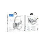 Wireless Hands Free Hoco W73 Graceful HiFi Audio v6.0 400mAh 45 Ώρες Ομιλίας AUX USB-C Ασημί | Bluetooth - shopin.gr