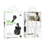 Wireless Hands Free Hoco EW205 Peaceful TWS Hi-Fi Audio Deep Bass v6.0 200mAh 4  Ώρες Ομιλίας και Θήκη Φόρτισης Μαύρα | Bluetooth - shopin.gr