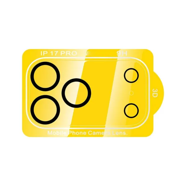 Προστασία Κάμερας Hoco G13 3D Night Shooting Circle Lens Glass για Apple iPhone 17 Pro 5G Μαύρο 25 Τεμ. | Προστασία Κάμερας - shopin.gr