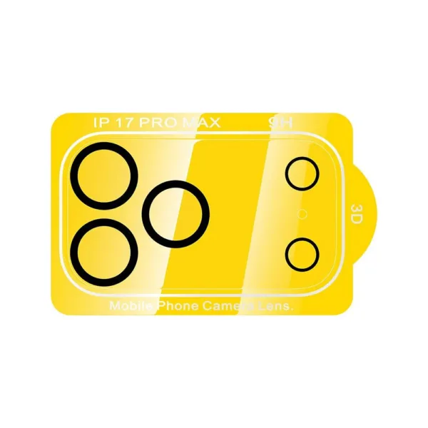 Προστασία Κάμερας Hoco G13 3D Night Shooting Circle Lens Glass για Apple iPhone 17 Pro Max 5G Μαύρο 25 Τεμ. | Προστασία Κάμερας - shopin.gr