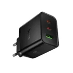 Φορτιστής Ταξιδίου Hoco N75 Grande GaN 65W High Power Fast Charge με 2xUSB-C και 1xUSB-A  Μαύρος | Φορτιστές - shopin.gr