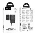 Φορτιστής Ταξιδίου Hoco N76 Star GaN 25W Fast Charge με 1xUSB-C Μαύρος | Φορτιστές - shopin.gr