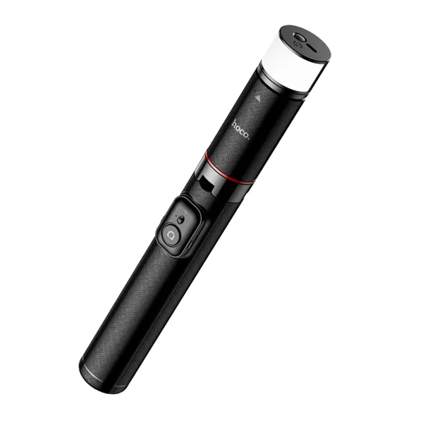 Selfie Stick Hoco K34 Spring και Τρίποδο για Συσκευές 4.5"- 7" Επεκτεινόμενo εως 1.36m με Τηλεχειριστήριο και Φωτισμό | Βάσεις Στήριξης - shopin.gr