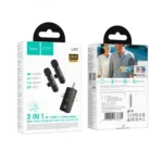 Σετ Μικρόφωνα Πέτου Ασύρματα Hoco L20C Fair Lavalier USB-C AUX Lightning 2.4Ghz Εμβέλεια 15m Digital Noise Cancellation ENC εως και 7 Ώρες Λειτουργίας | Μικρόφωνα - shopin.gr