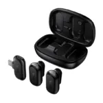 Σετ 2 Μικρόφωνα Πέτου Lavalier Ασύρματα Hoco L26 USB-C με AI Smart Μείωση Θορύβου 400mAh 6hrs Χρήσης Μαύρα | Μικρόφωνα - shopin.gr