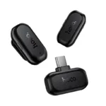 Σετ 2 Μικρόφωνα Πέτου Lavalier Ασύρματα Hoco L26 USB-C με AI Smart Μείωση Θορύβου 400mAh 6hrs Χρήσης Μαύρα | Μικρόφωνα - shopin.gr
