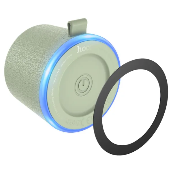 Φορητό Ηχείο Wireless Hoco HC49 Shine Mini Μαγνητικό TWS Hi-Fi Audio v6.0 700mAh 8W εως 4 Ώρες Αναπαραγωγής και Πολύχρωμο Φωτισμό Πράσινο | Φορητά Ηχεία - shopin.gr