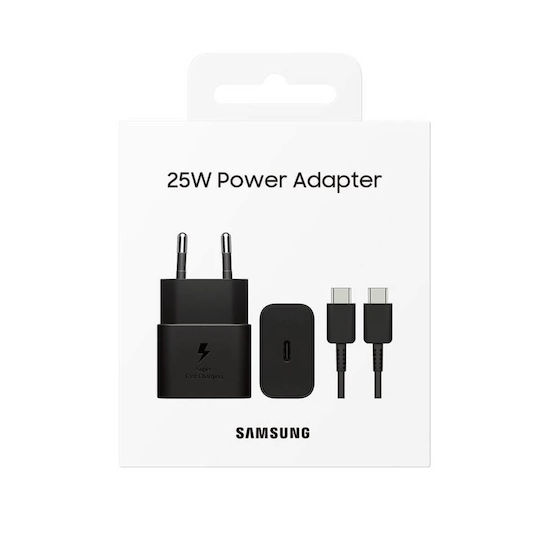SAMSUNG CHARGER USB-C 25W T2510N BLACK | Shopin.gr