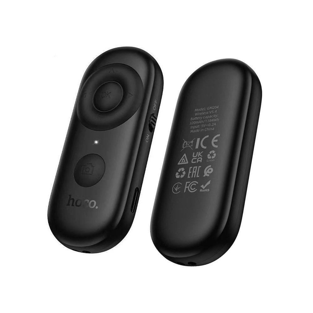 Ασύρματο Τηλεχειριστήριο Smartphone Hoco GM204 v5.4 Ιδανικό για Selfie Παρουσιάσεις και Απομακρυσμένο Έλεγχο Πολυμέσων | Selfie Sticks - shopin.gr