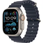 Apple Watch Ultra 2 49mm GPS eSIM NFC IP6X Natural Case με Navy Ocean Band | Smartwatches - shopin.gr