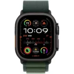 Apple Watch Ultra 2 49mm GPS eSIM NFC IP6X Titanium Case με Dark Green Alpine Loop | Smartwatches - shopin.gr