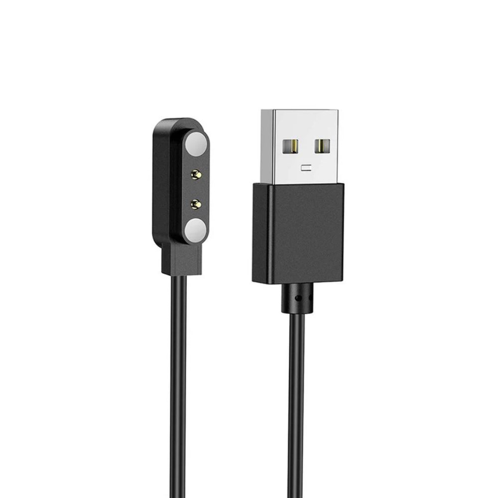 Φορτιστής Smartwatch Συμβατός με Maxcom FW54 Hoco Y5 Y6 Y7 Y8 Μαύρος Απόσταση Μαγνητών: 16mm Απόσταση Επαφών: 5mm | Φορτιστές Wearables - shopin.gr