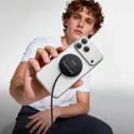 Ασύρματος Φορτιστής Hoco CW63 Pro 25W Qi2.2 Ultra-thin Aluminum Alloy για Κινητά και Ακουστικά με Braided Καλώδιο 1.2m Μαύρος | Ασύρματοι Φορτιστές - shopin.gr