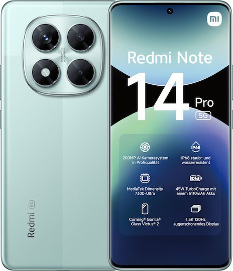 XIAOMI REDMI NOTE 14 Pro 8GB/256GB BLUE | Shopin.gr