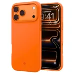 Θήκη Σιλικόνης Spigen Silicone Fit Magsafe Apple iPhone 17 Pro Max 5G Πορτοκαλί | Shopin.gr