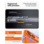 Θήκη Σιλικόνης Spigen Silicone Fit Magsafe Apple iPhone 17 Pro Max 5G Πορτοκαλί | Shopin.gr