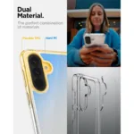 Θήκη TPU & PC Spigen Ultra Hybrid Samsung A576 Galaxy A57 5G Διάφανο | Shopin.gr