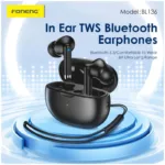 True Wireless Ακουστικά Bluetooth Foneng BL136 Μαύρο | Shopin.gr