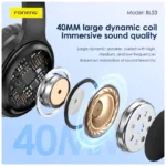 Ασύρματα Ακουστικά Κεφαλής Foneng BL53 Μαύρο | Shopin.gr