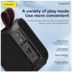Φορητό Ηχείο Bluetooth Foneng M3 Deep Bass BT 5.4 2400mAh 10W Μαύρο | Shopin.gr