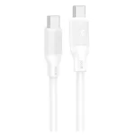Καλώδιο Σύνδεσης USB 2.0 Foneng X80 USB C σε USB C 100W 1m Λευκό | Shopin.gr