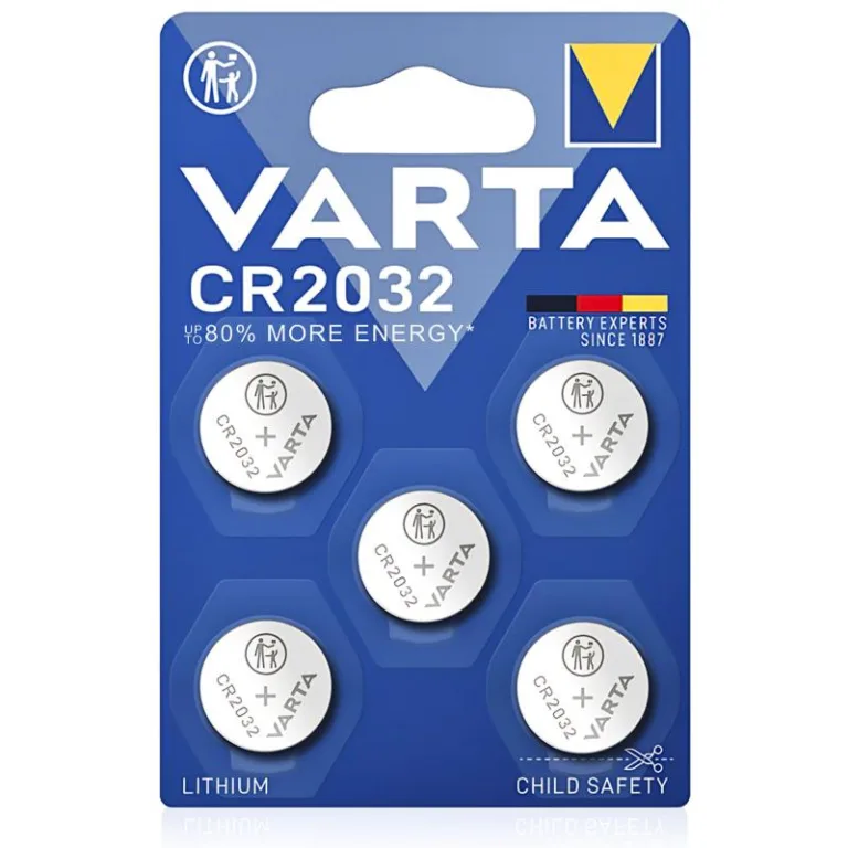 Lithium Button Cells Varta CR2032 (5 τεμ) | Shopin.gr