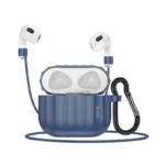 Θήκη Hoco WB22 Glory Series Silicone Protective Case Σκούρο Μπλέ για AirPods 2021 (3ης γενιάς) με Γάντζο | Αξεσουάρ Bluetooth - shopin.gr