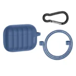 Θήκη Hoco WB22 Glory Series Silicone Protective Case Σκούρο Μπλέ για AirPods 2021 (3ης γενιάς) με Γάντζο | Αξεσουάρ Bluetooth - shopin.gr