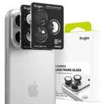 Προστασία Κάμερας με Πλαίσιο Ringke για Apple iPhone 17 Pro 17 Pro Max Μαύρο 2 Τεμαχίων | Προστασία Κάμερας - shopin.gr