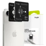 Προστασία Κάμερας με Πλαίσιο Ringke για Apple iPhone 16e 17e Black 2 Τεμαχίων | Προστασία Κάμερας - shopin.gr