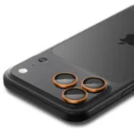 Προστασία Κάμερας Spigen Optik Pro Ez Fit για Apple iPhone 16 Pro 16 Pro Max 17 Pro 17 Pro Max Πορτοκαλί 2 Τμχ | Προστασία Κάμερας - shopin.gr