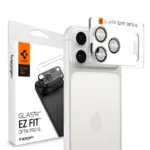 Προστασία Κάμερας Spigen Optik Pro XL Glass Ez Fit για Apple iPhone 17 Pro Ασημί | Προστασία Κάμερας - shopin.gr