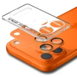 Προστασία Κάμερας Spigen Optik Pro XL Glass Ez Fit για Apple iPhone 17 Pro Max Πορτοκαλί | Προστασία Κάμερας - shopin.gr