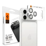 Προστασία Κάμερας Spigen Optik Pro XL Glass Ez Fit για Apple iPhone 17 Pro Max Ασημί | Προστασία Κάμερας - shopin.gr