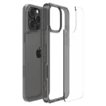 Θήκη Spigen Ultra Hybrid για Apple iPhone 16 Pro Max Διάφανο-Γκρι | Θήκες - shopin.gr