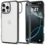 Θήκη Spigen Ultra Hybrid για Apple iPhone 16 Pro Max Διάφανο-Γκρι | Θήκες - shopin.gr