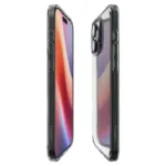 Θήκη Spigen Ultra Hybrid για Apple iPhone 16 Pro Max Διάφανο-Γκρι | Θήκες - shopin.gr