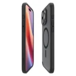 Θήκη Spigen Ultra Hybrid Magsafe για Apple iPhone 16 Pro Max Ημιδιάφανο Μαύρο | Θήκες - shopin.gr