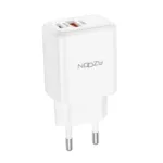 Φορτιστής Ταξιδίου Noozy Rogue E35 PD30W+QC3.0 USB-C Max PD 30W USB-A Max 18W Λευκό | Φορτιστές - shopin.gr