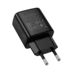 Φορτιστής Ταξιδίου Noozy Rogue E35 PD30W+QC3.0 USB-C Max PD 30W USB-A Max 18W Μαύρος | Φορτιστές - shopin.gr