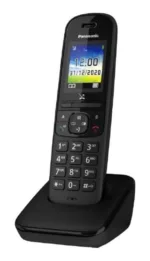 Ασύρματο Ψηφιακό Τηλέφωνο Panasonic KX-TGH710 EU Μαύρο με Έγχρωμη Οθόνη 1.8'' Ανοιχτή Ακρόαση Φραγή Κλήσεων και Δυνατότητα Baby Monitor | Ασύρματα Τηλέφωνα - shopin.gr