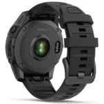 Smartwatch Garmin Fenix E Stainless Steel 47mm GPS NFC 10 ATM Slate Grey με Black Silicone Band | Smartwatches - shopin.gr