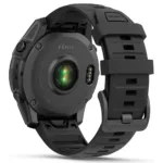 Smartwatch Garmin Fenix E Stainless Steel 47mm GPS NFC 10 ATM Slate Grey με Black Silicone Band | Smartwatches - shopin.gr
